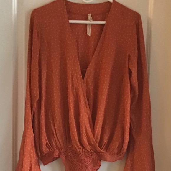 Free People Makin’ Waves bodysuit size M - Picture 3 of 6